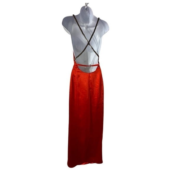 Revolve.cross back maxi dress in red small - Picture 4 of 12